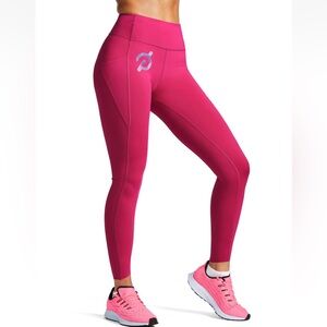 Peloton Move Mission Tulip Hem Leggings High Rise Drawstring